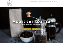 Tablet Screenshot of moorecoffee.com